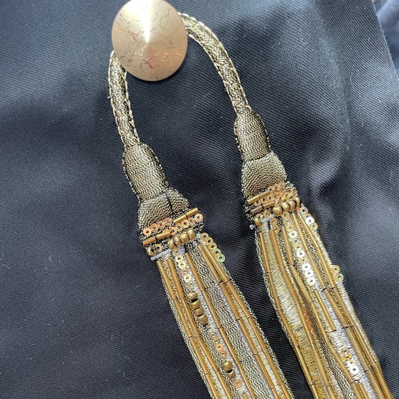 Tailored Black Women's Pantsuit with chic Blazer & Straight Leg Ankle Pants. - Picture 2 of 3